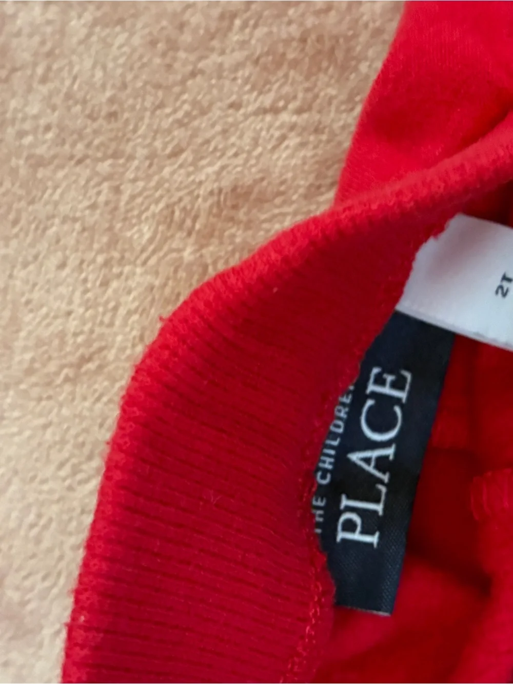 The Children's Place Red Hooded Sweatshirt and Pants set - Picture 4 of 4